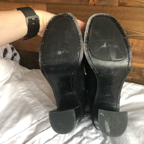 Frye Amy Side Ghillie Lace Up Peep Toe Bootie 8 - Picture 8 of 8